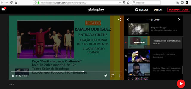Troféu Nelson Rodrigues - Globo RJ