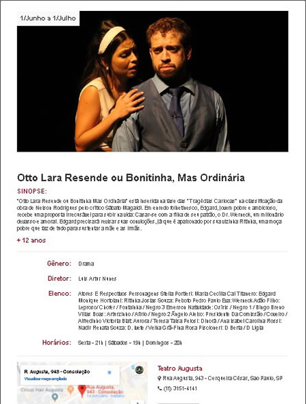 Troféu Nelson Rodrigues - Globo Teatro