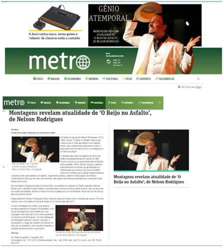 Troféu Nelson Rodrigues - Metrô RJ